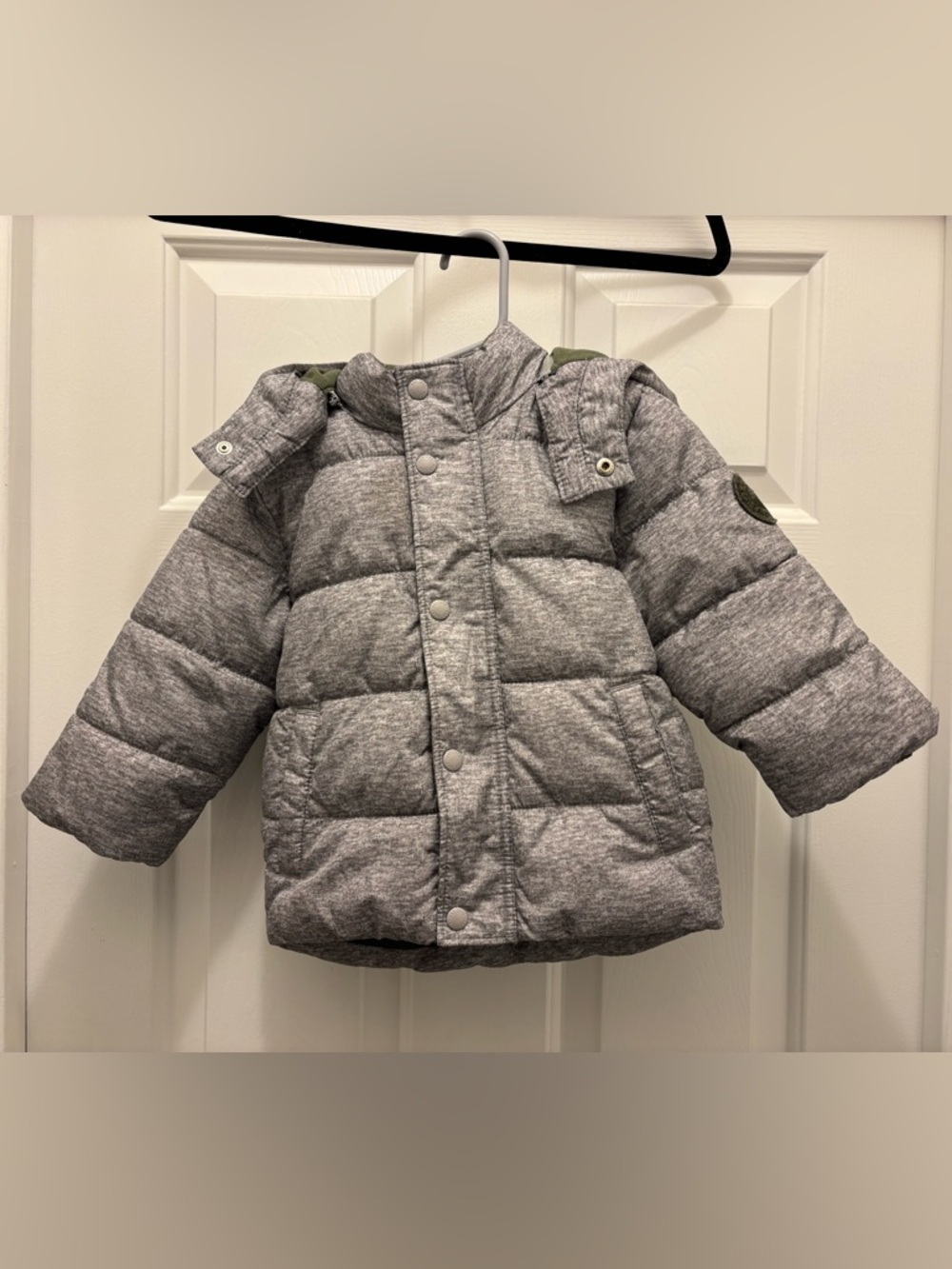 GAP | Heather Gray Quilted Puffer Jacket